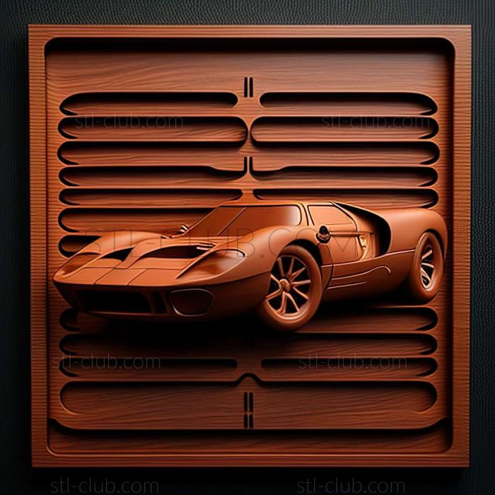 3D model Ford GT40 (STL)